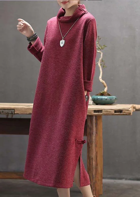 Fashion High Neck Side Open Sweater Weather Gray Big Sweater Dress Sweater Dress Vibe Fashion High Neck Side Open Sweater Weather Gray Big Sweater Dress Sweater Dress Vibe