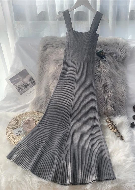 Knitted big hem Sweater Wardrobes Classy sleeveless daily knit dress Soft Sweater Dress Knitted big hem Sweater Wardrobes Classy sleeveless daily knit dress Soft Sweater Dress