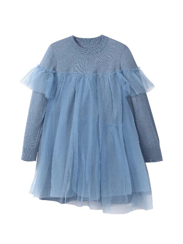 JNBY Kids Knit Tulle Dress Tulle Dress Design