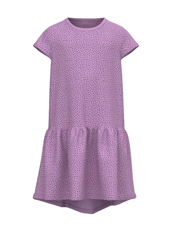 Name It Kid Girl Vigga Capsl Dress, Violet Tulle Blue Tulle Dress