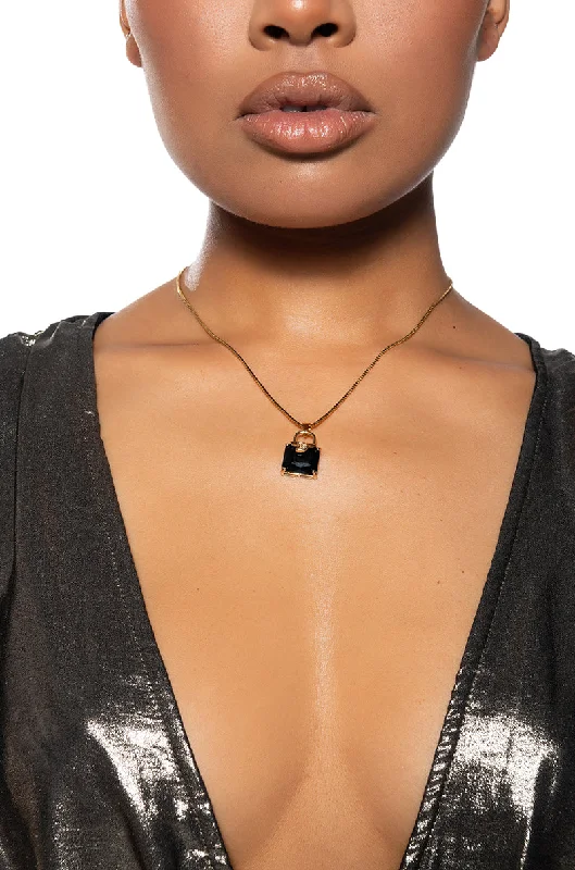 BUY MY OWN BAG NECKLACE