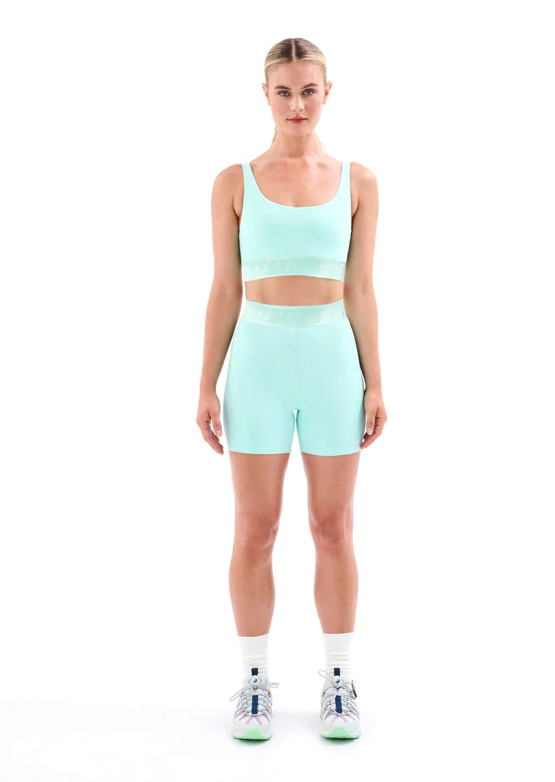 BACKCHECK BIKE SHORT IN AQUA Women’s Oversized Hoodie