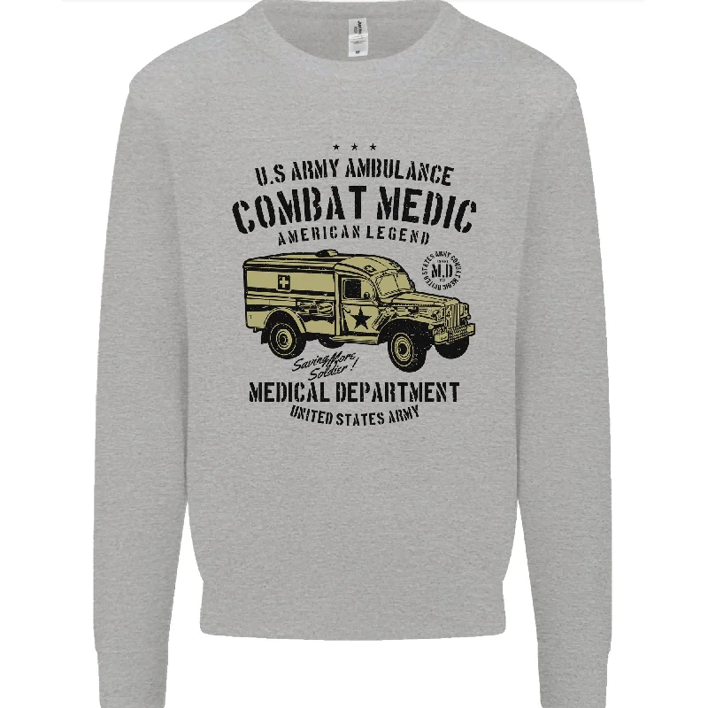 Army Ambulance Military Paramedic Medic Mens Sweatshirt Jumper