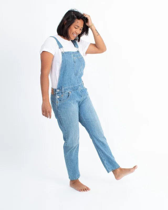 Light Wash Denim Overalls