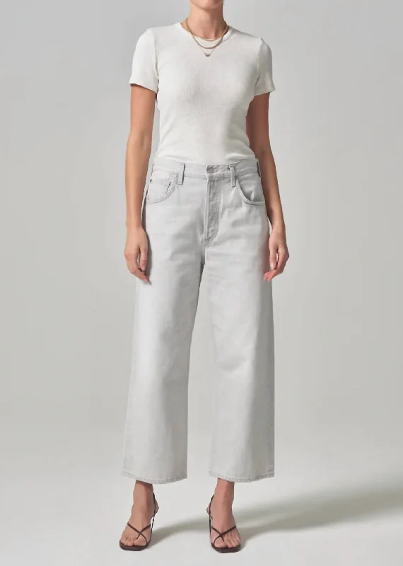 Gaucho Vintage Wide Leg Jean In Comet (Md Grey)