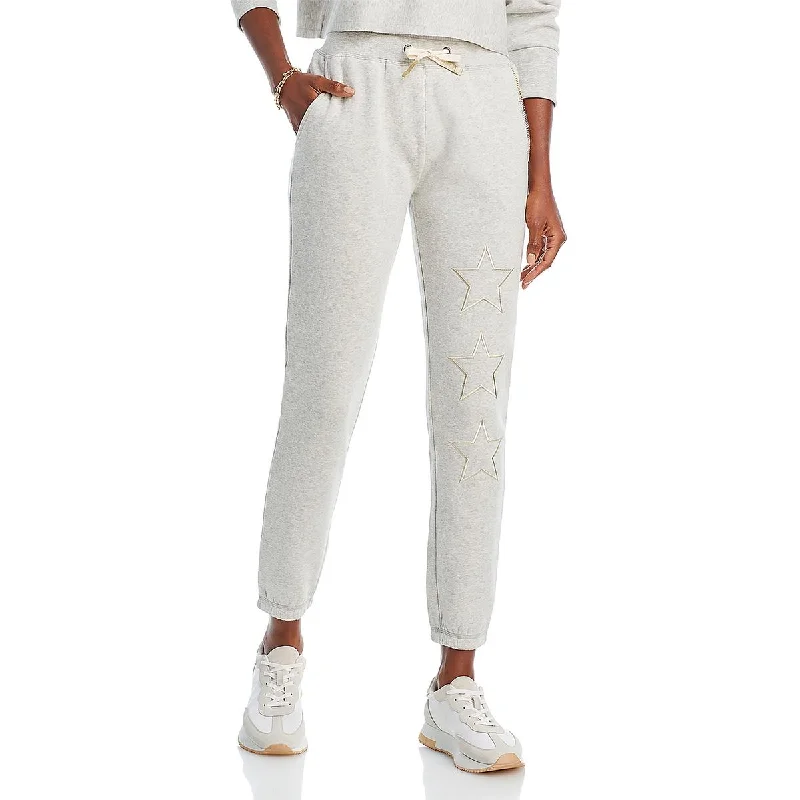 Vintage Havana Womens Fitness Lifestyle Jogger Pants Zip-up Sweatshirt Look