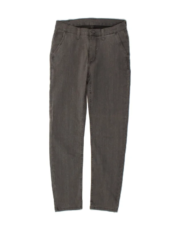 CHEAP MONDAY Womens Slim Chino Trousers W29 L27 Grey Cotton