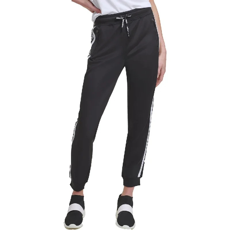 Karl Lagerfeld Paris Womens Sweatpants Fitness Jogger Pants Women’s Zip-up Hoodies