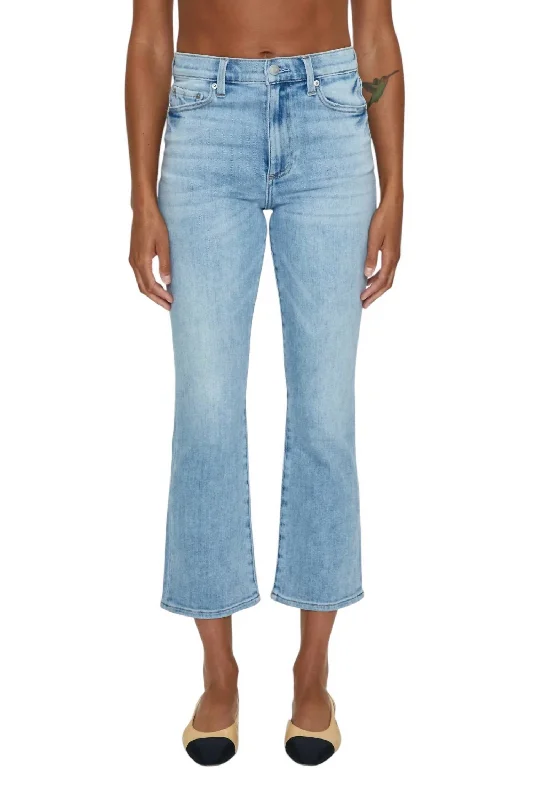 Lennon High Rise Boot Jean In Sea Air