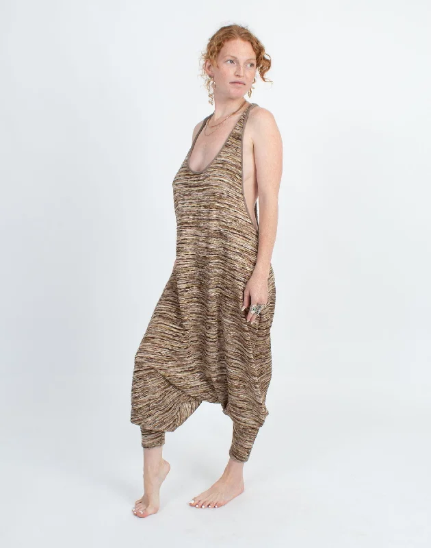 Raceback Knit Jumpsuit
