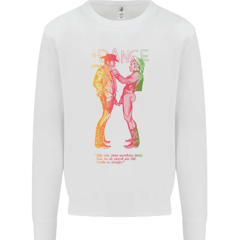 As Worn By Sid Vicious Naked Cowboys LGBT Mens Sweatshirt Jumper