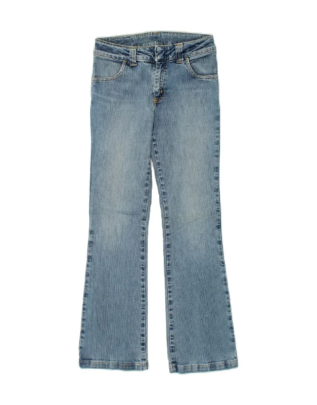 LEE Womens Star Bootcut Jeans W28 L33 Blue Cotton