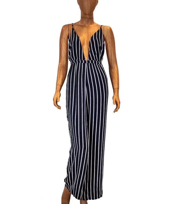 Striped Jumpsuit