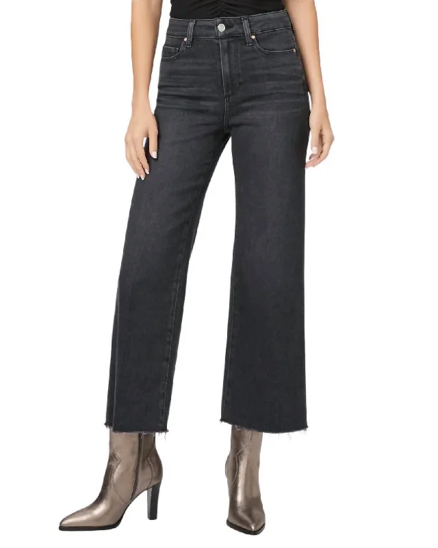 Anessa Wide Leg Jean In Black Lotus