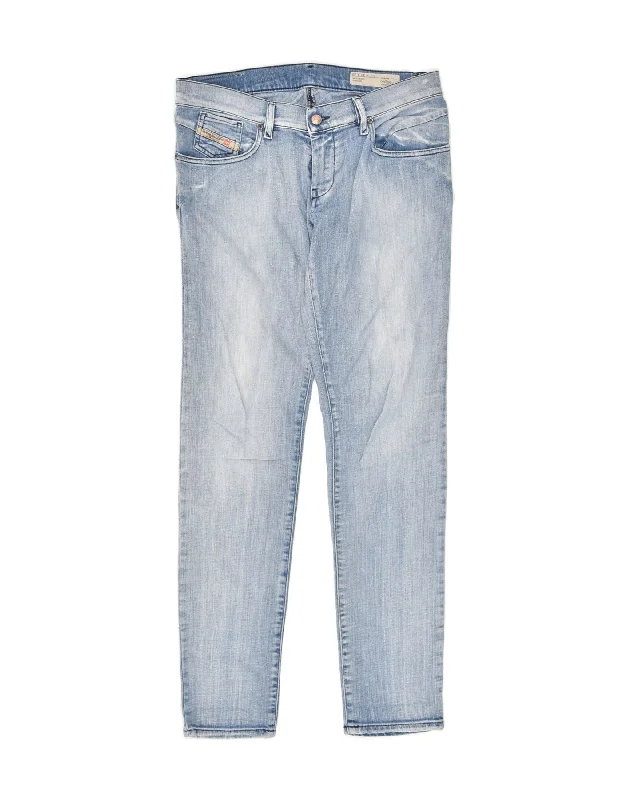 DIESEL Womens Getlegg Low Waist Slim Skinny Jeans W30 L32  Blue Cotton