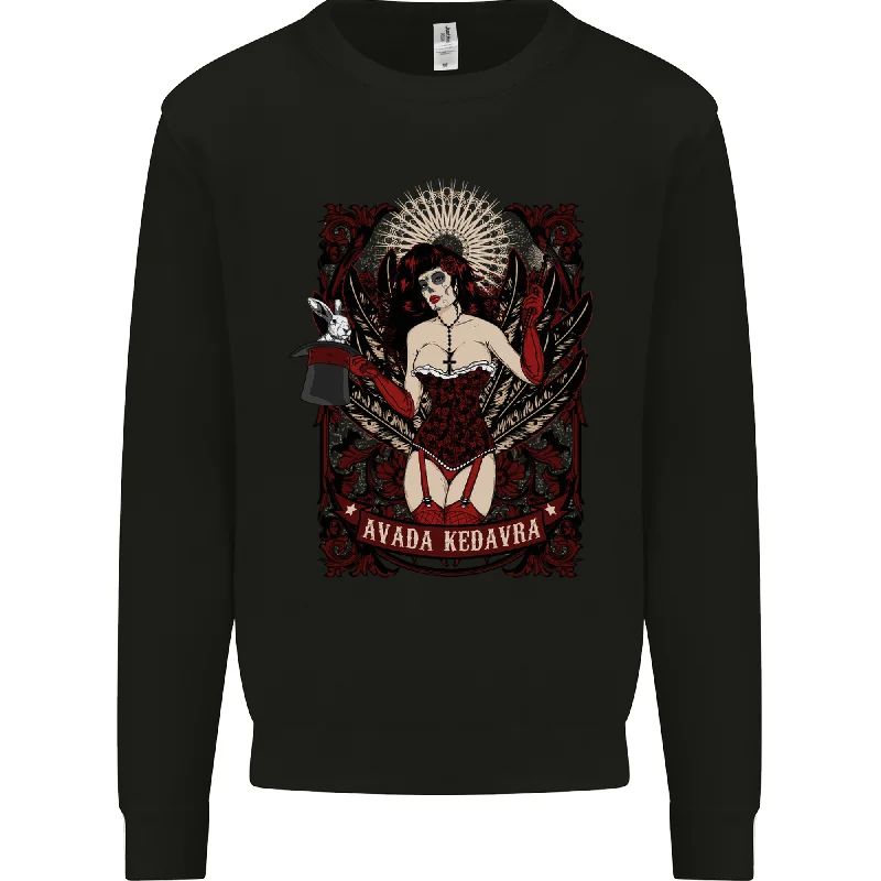 Avada Kedavra Day of the Dead DOTD Mens Sweatshirt Jumper