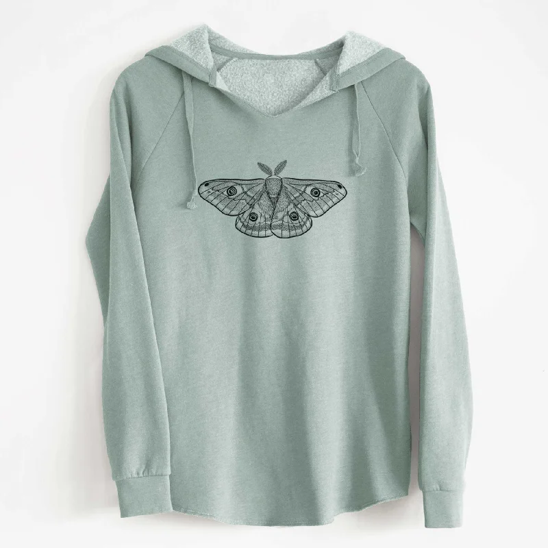 Saturnia pavonia - Small Emperor Moth - Cali Wave Hooded Sweatshirt Cozy Zip Hoodie