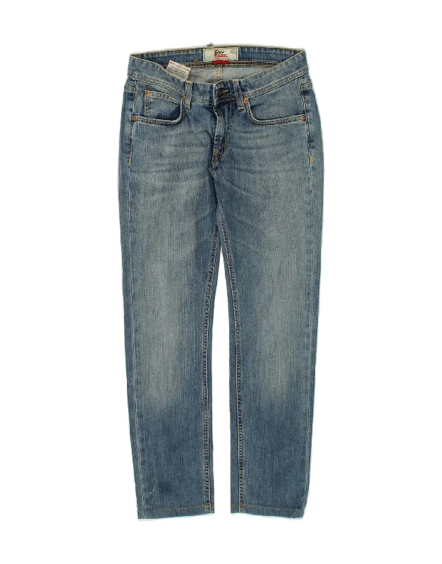 ROY ROGERS Womens Straight Jeans W28 L27 Blue Cotton