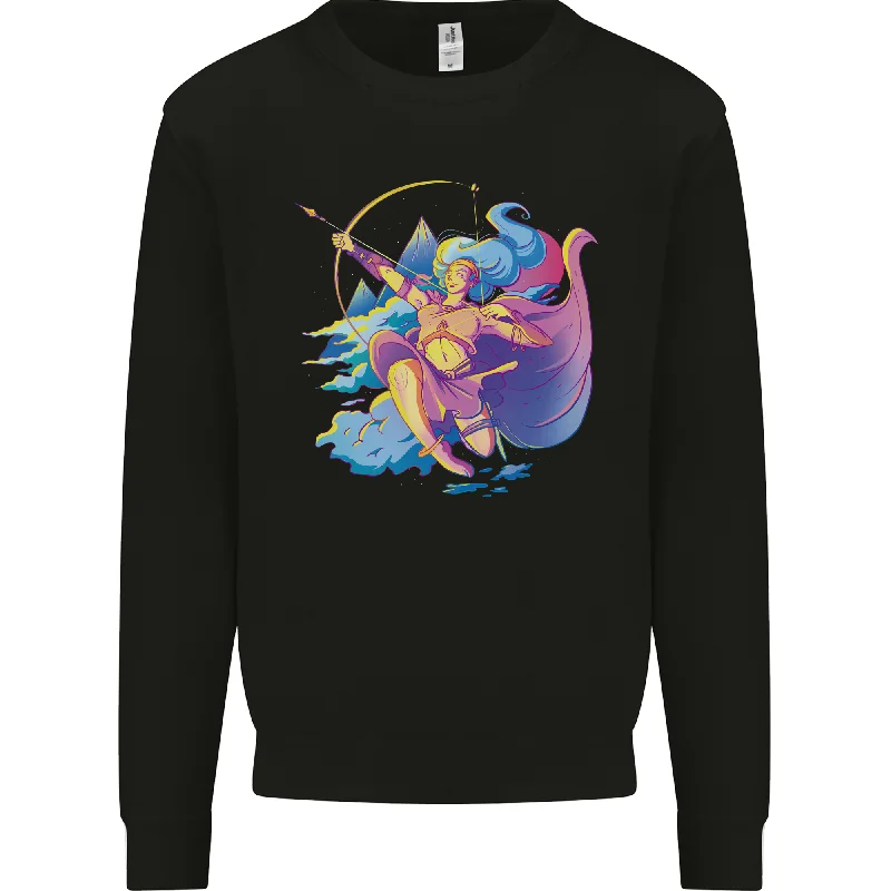 Artemis Greek Goddess of Wild Animals Mens Sweatshirt Jumper