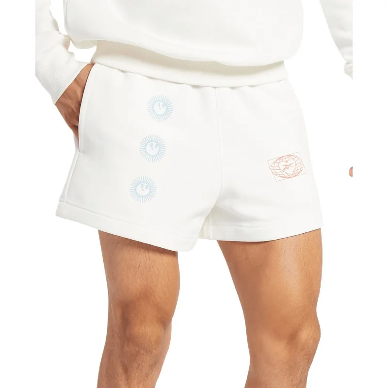 Reebok Womens Fitness Workout Shorts Comfy Sweatshirts for Fall