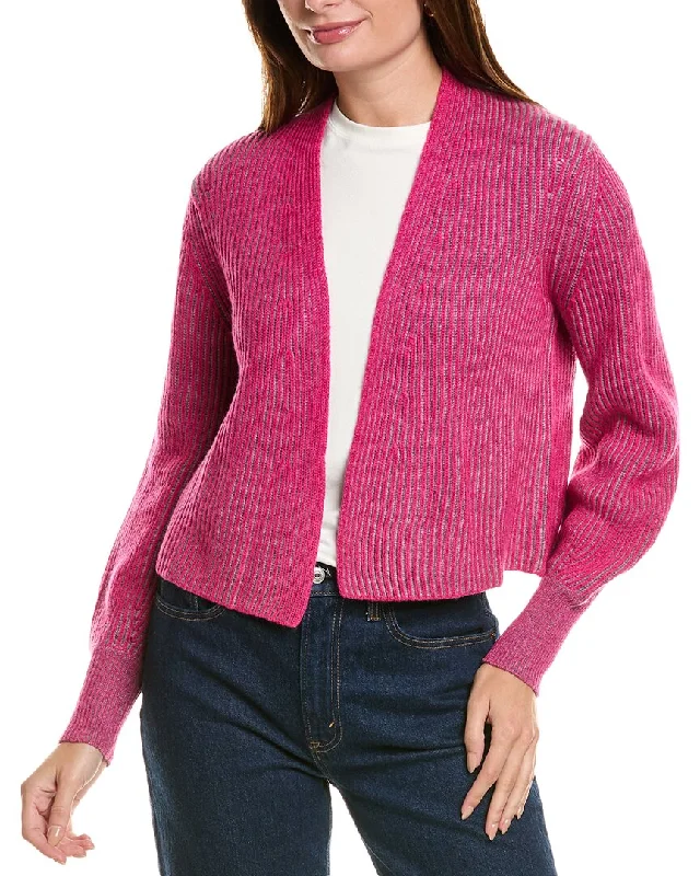 Forte Cashmere Plaited Wool & Cashmere-Blend Cardigan Fashionable sweaters
