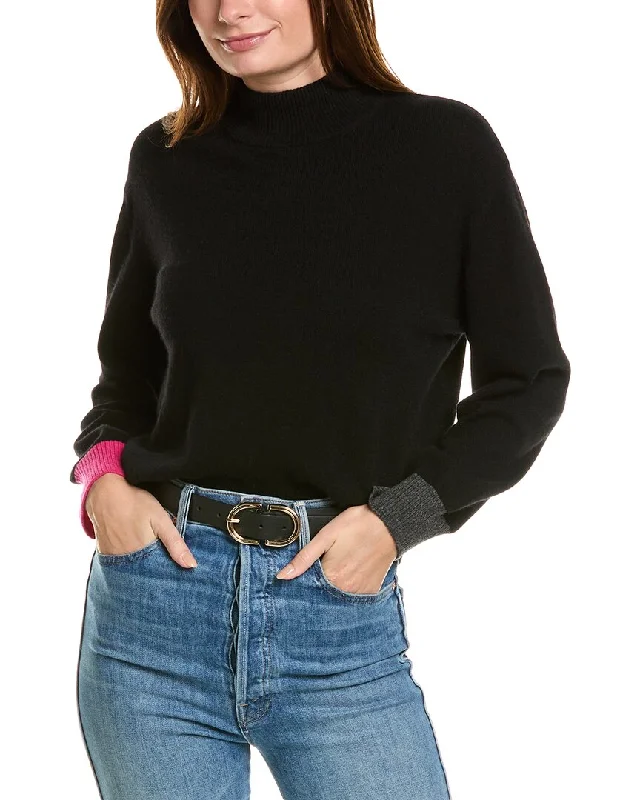 Forte Cashmere Crop Cashmere Pullover Outdoor sweaters