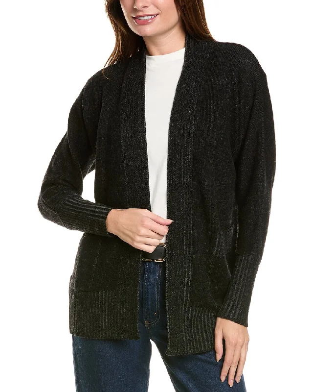 Forte Cashmere Plaited Wool & Cashmere-Blend Cardigan Fashionable sweaters