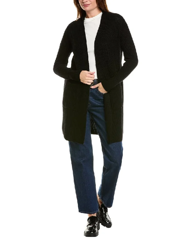 Forte Cashmere Rib Long Wool & Cashmere-Blend Cardigan Zara sweaters