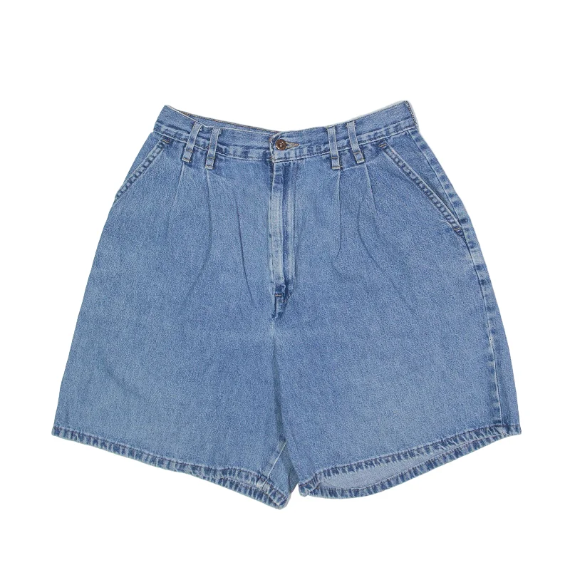 CHIC Denim Shorts Blue Regular Womens S W28 Casual sweaters