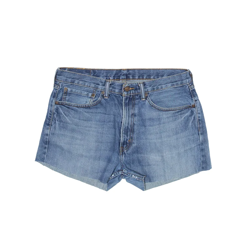 LEVI'S 505 Cut Off Distressed Denim Shorts Blue Regular Womens M W34 Vintage sweaters LEVI'S 505 Cut Off Distressed Denim Shorts Blue Regular Womens M W34 Vintage sweaters
