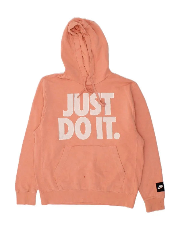 NIKE Womens Oversized Graphic Hoodie Jumper UK 14 Medium Pink Cotton Oversized sweaters NIKE Womens Oversized Graphic Hoodie Jumper UK 14 Medium Pink Cotton Oversized sweaters