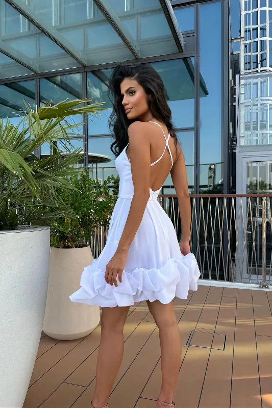 Backless Bustier Mini Dress Budget-friendly mini dresses