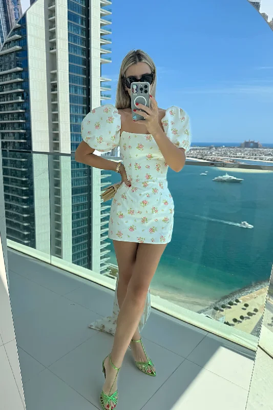 Dressy Romper with Detachable Bow Minimalist mini dresses