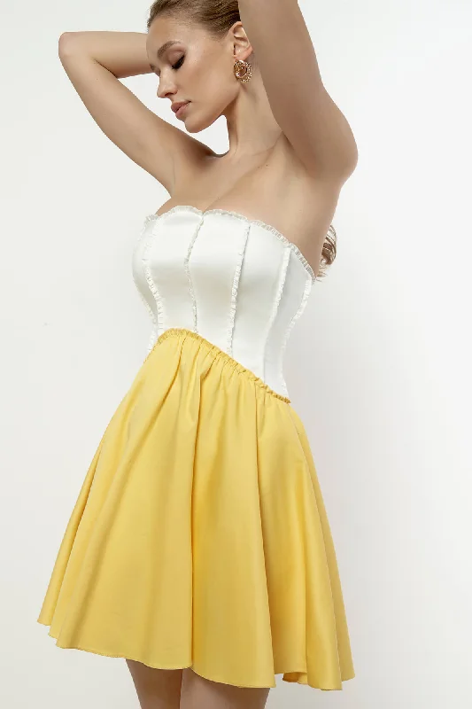 Pleated Mini Dress Flattering mini dresses for all body types