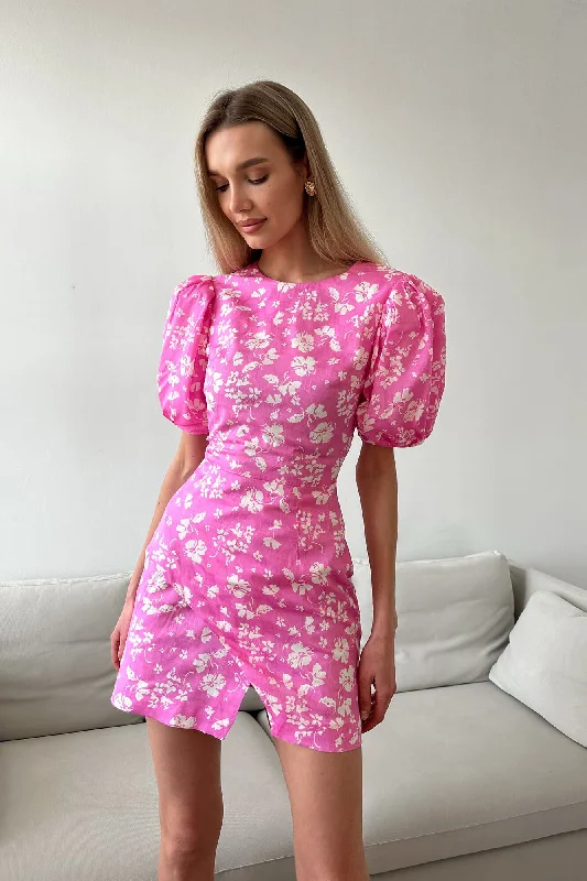 Short Sleeve Wrap mini dress Satin mini dresses