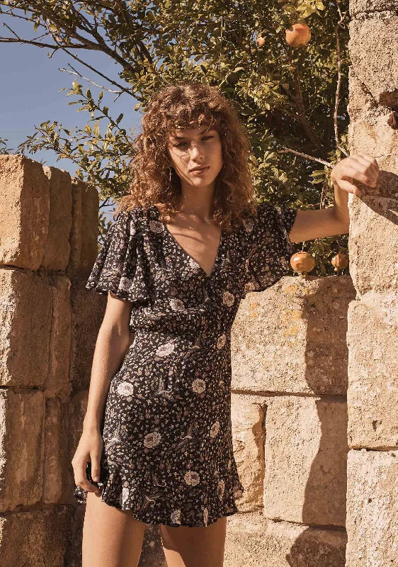 Valentina Fiesta Mini Dress Black Festival mini dresses