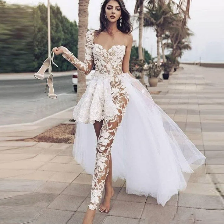 Jumpsuit Fantasy Sparkling Wedding Dress