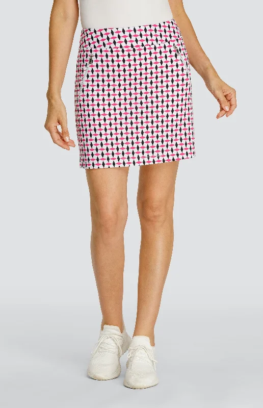 Darby 18" Skort - Ditsy Jewel Ruched unclassified skirts