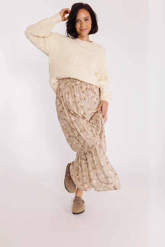 Marka Skirt in Vintage Olive Tiered unclassified skirts