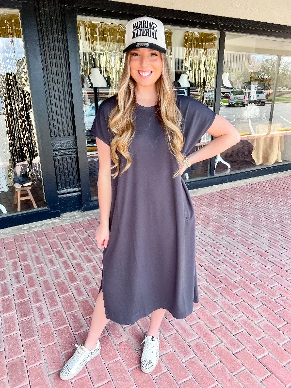 [Mud Pie] Lenny Midi Dress-Black Vacation midi dresses