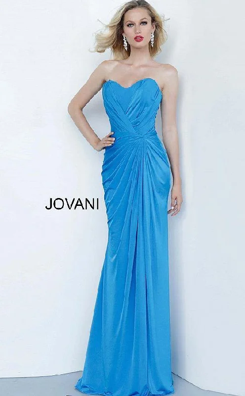 Jovani 67845 Long Formal Prom Dress Tiered maxi dresses