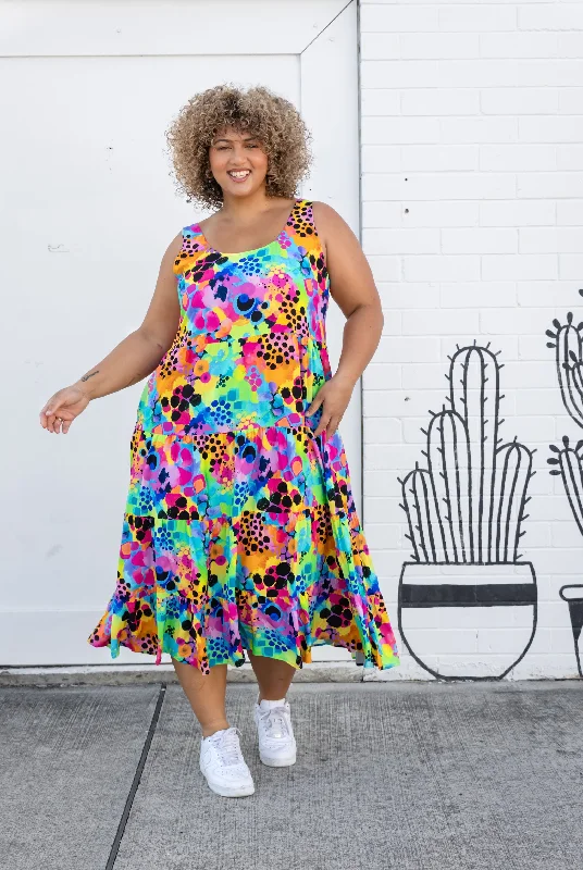 Ronnie Maxi Dress in Messy Mind by Kasey Rainbow Best maxi dresses for summer vacation