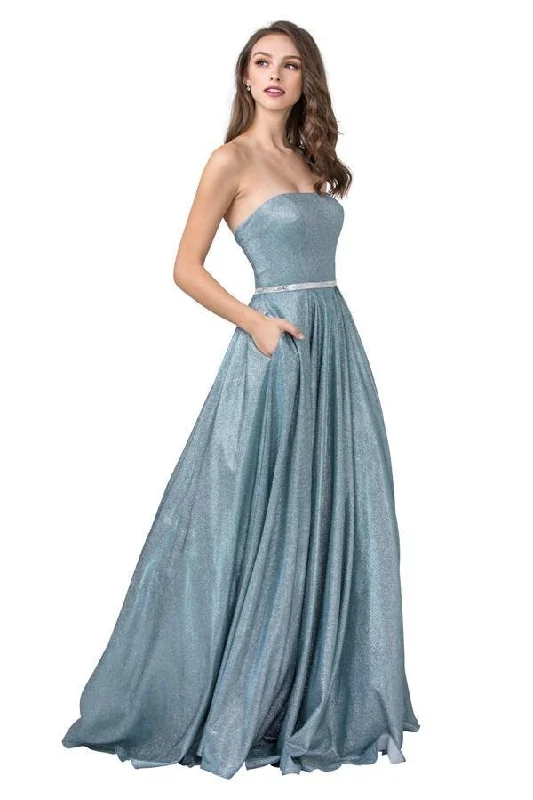 Mac Duggal Straplless Long Prom Dress Sale Chic maxi dresses