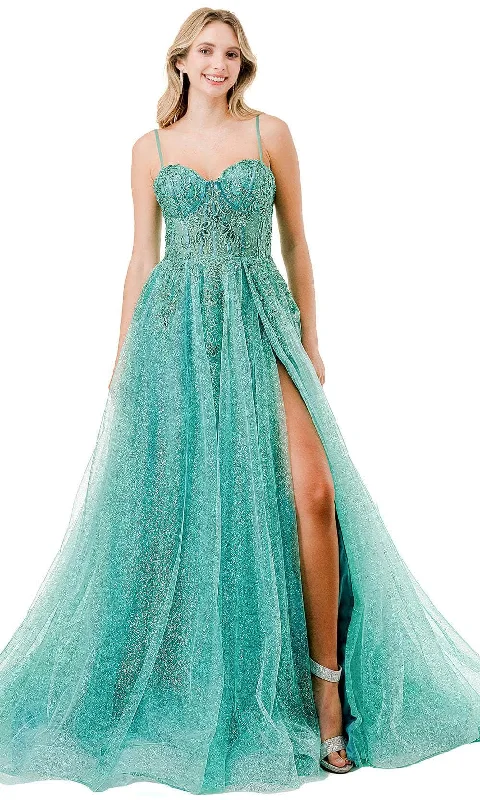 Aspeed Design L2846B - Glitter Embellished Sweetheart Evening Gown Vintage party dresses Aspeed Design L2846B - Glitter Embellished Sweetheart Evening Gown Vintage party dresses