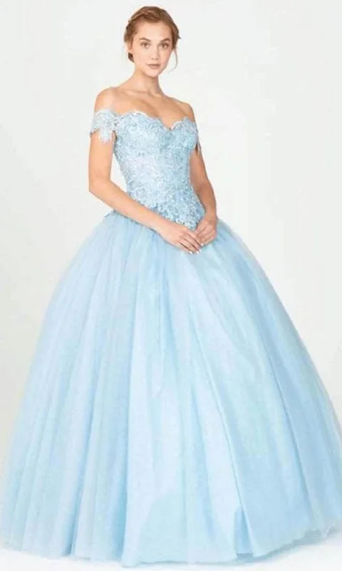 Eureka Fashion 9300 - Lace Appliqued Sweetheart Neck Ballgown Cocktail party dresses Eureka Fashion 9300 - Lace Appliqued Sweetheart Neck Ballgown Cocktail party dresses
