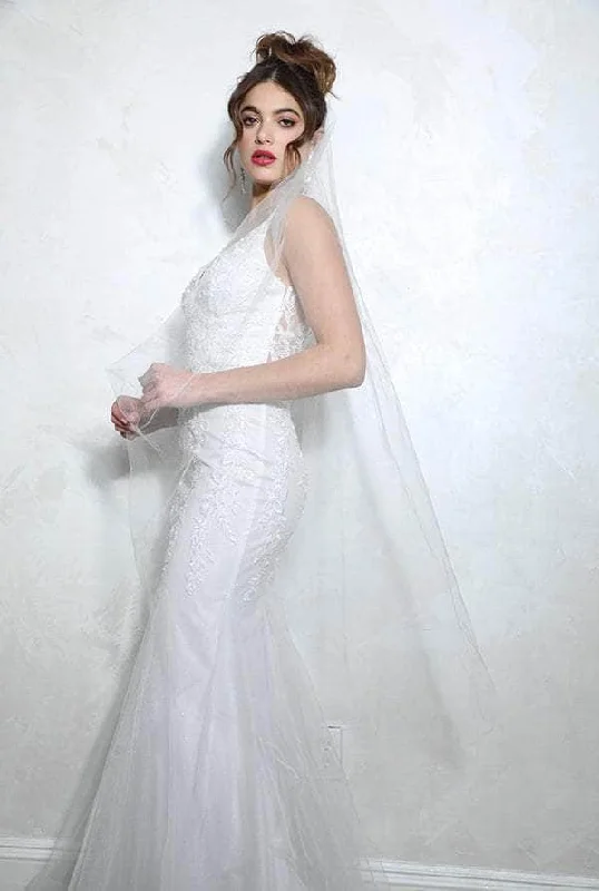 Eureka Fashion 9998 - Lace Embellished Long Gown Revolve party dresses