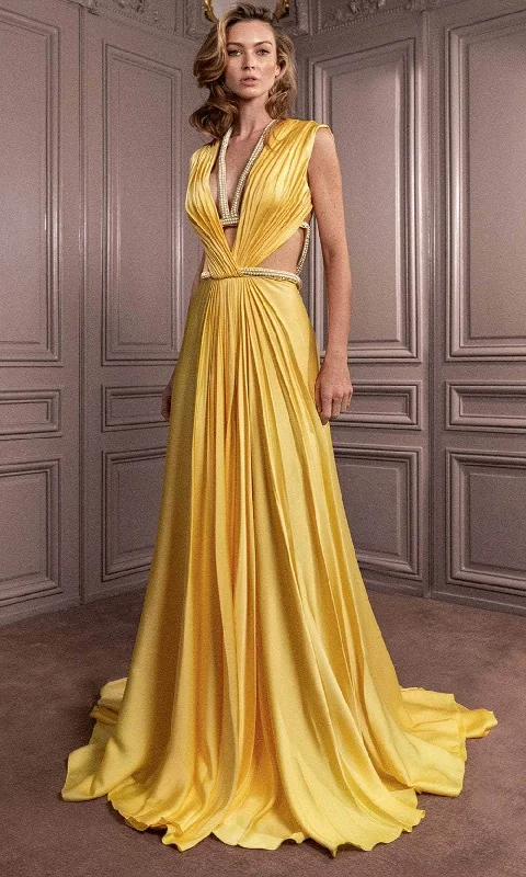 Gatti Nolli Couture GA-7045 - Strappy Pearl Detail Evening Dress Velvet party dresses Gatti Nolli Couture GA-7045 - Strappy Pearl Detail Evening Dress Velvet party dresses