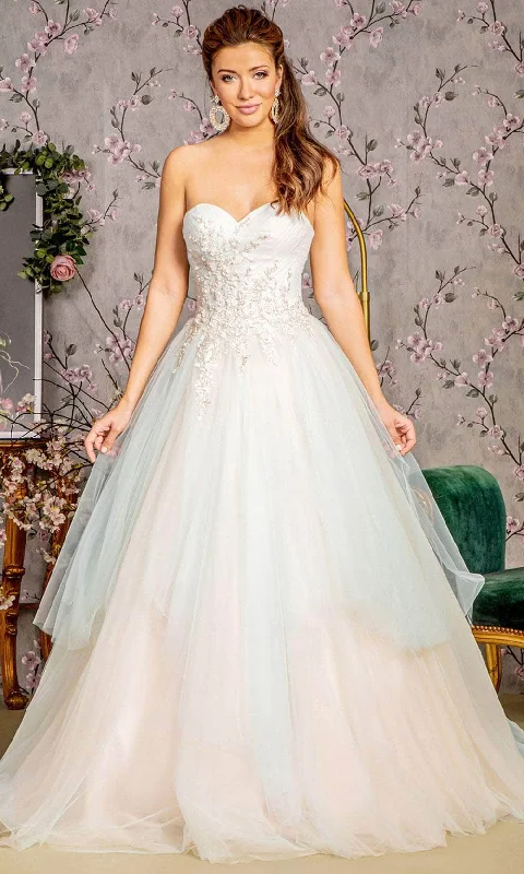 GLS by Gloria GL3244 - Strapless A-Line Prom Gown Edgy party dresses