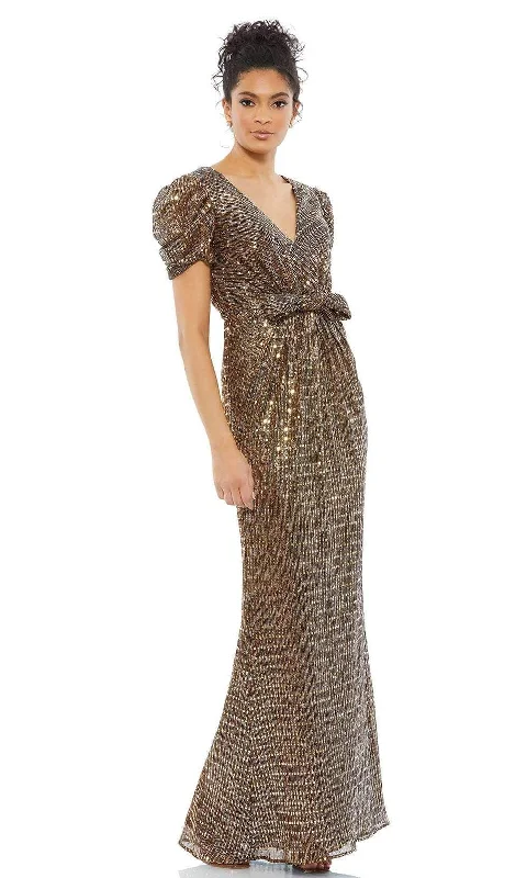 Ieena Duggal - 26661 Vintage Puff Sleeve Long Mother of the Groom Gown Cheap party dresses Ieena Duggal - 26661 Vintage Puff Sleeve Long Mother of the Groom Gown Cheap party dresses
