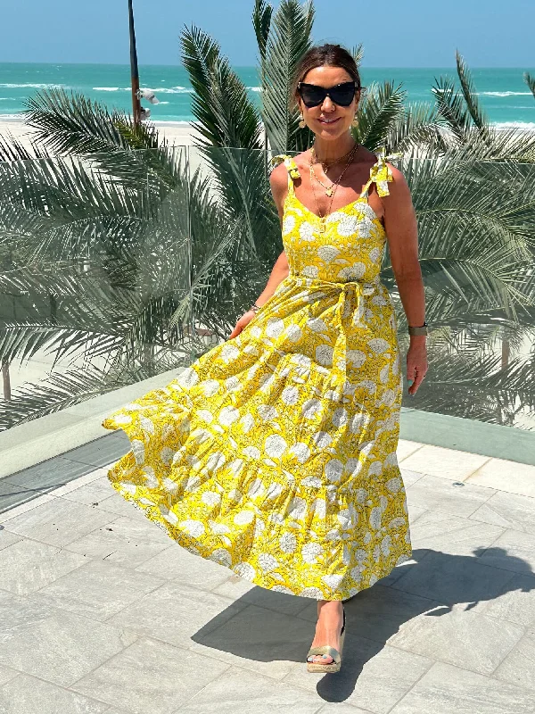 ‘AMORE’ SUNDRESS IN SUNSHINE YELLOW Bodycon unclassified dresses